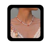 Cimenexe Collana Girocollo Di Perle Di Fragola Bohemien Collane Di Frutta Di Fragola Rossa Piccole Collane A Catena Di Perle Collane Di Argilla Polimerica Di Fragola Collana Di Gioielli Per Le Donne