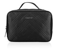 Cimi Gillian Jones - Borsa cosmetica con due scomparti e nylon trapuntato nero