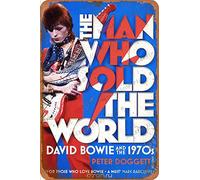 Cimily The Man Who Sold The World David Bowie Poster Targhe in Metallo Poster in Metallo Retro Garage Home Garden Wall Bar Cafe Vintage Wall Decor Art 8 × 12 Pollici