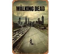 Cimily The Walking Dead Film Poster Targa in Metallo Vintage Targa per Pittura in Ferro Decorazione Murale Targa in Metallo Cafe Beer Pub E Man Cave Retro Art Poster 8 * 12 Pollici