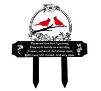 Cimitero - Decorazione per cimitero - Piazza tomba, decorazione per esterni | tombe di decorazione da giardino impermeabile con accenti a farfalla, pali commemorativi multiuso per grandi