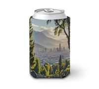 Cimitero Fuori Città Tazza Manica per Bevande Fredde Durevole Porta Bevande Riutilizzabile Isolato Tazza di Caffè Iced Sleeve Compatibile con la maggior parte dei tipi di tazze