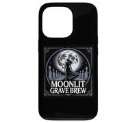 Cimitero gotico della birra della tomba al chiaro di luna Custodia per iPhone 13 Pro