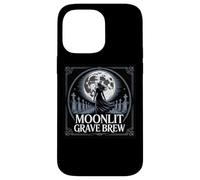 Cimitero gotico della birra della tomba al chiaro di luna Custodia per iPhone 14 Pro Max