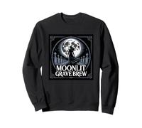 Cimitero Gotico della Birra della Tomba al Chiaro di Luna Felpa
