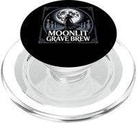 Cimitero gotico della birra della tomba al chiaro di luna PopSockets PopGrip per MagSafe