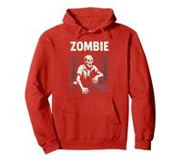 Cimitero Zombie Scheletro Non Morto Zombie Horror Halloween Felpa con Cappuccio