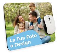Cimpress Tappetino Mouse Personalizzato con Foto o Nome, 24 x 20 cm, Mousepad Personalizzabile con Immagine o Scritta, Idea Regalo per Ufficio, Lavoro, Scuola, Regalo di Natale o Amico Segreto