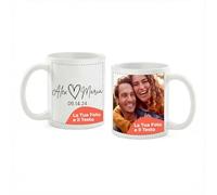 Cimpress Tazza personalizzata con foto e testo, 1 pezzi, 325 ml, Bianco