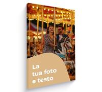 Cimpress Tela Fotografica Personalizzabile, Decorazione per Pareti di Casa, Regalo o Usi Aziendali, Diversi Formati (Verticale, 20x30 cm)