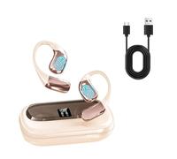 cimsfcor Auricolari traduttori, 138 traduzioni linguistiche online, auricolari wireless Bluetooth 5.4 con display digitale potente, modalità touch/esterna/conversazione libera per viaggi d'affari