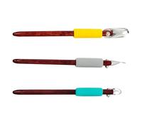 cimsfcor Set di 3 strumenti per scolpire argilla e ceramica, strumenti per modellare e scolpire argilla, manico in palissandro, per artigianato artistico fai da te e scultura in ceramica