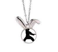 Cina Arte Marziale Shaolin Kung Fu Modello Coniglio Collana Ciondolo Bunny Animal Gioielli Regalo