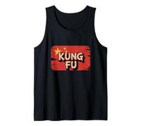 Cina Bandiera King Fu Bandiera Meme Kung Fu Cinese Canotta