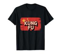 Cina Bandiera King Fu Bandiera Meme Kung Fu Cinese Maglietta