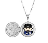 Cina Capolavoro cinese Disegno Locket Collana Tenere Immagine Gioielli Regalo di compleanno