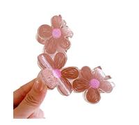 Cina Fashion New Style Casual Grandi Piccoli Bellissimi Fiori Clip per Capelli Artiglio Accessori per Donne Ragazze Acrilico Forcine Headdre(Big-03)