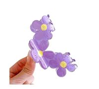 Cina Fashion New Style Casual Grandi Piccoli Bellissimi Fiori Clip per Capelli Artiglio Accessori per Donne Ragazze Acrilico Forcine Headdre(Big-02)