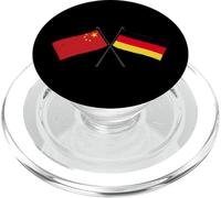 Cina Germania Bandiere incrociate Amicizia cinese tedesca PopSockets PopGrip per MagSafe