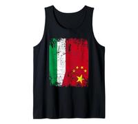 Cina Italia Bandiera Amicizia | Cinese Canotta