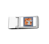 Cina Palestra Squat Bilanciere Deadlift Slim Money Clip In Acciaio Titolare Tasca Portafoglio