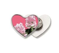Cina Peonia Fiore Medicina Cuore Metallo Pin Spilla Clip Amore