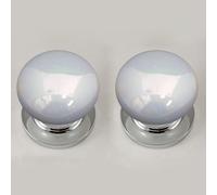 Cina / porcelain Mortasa door knobs Madreperla 60mm (Coppia)