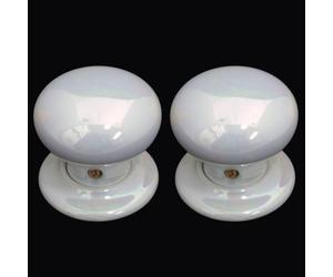 Cina / porcelain Mortasa door knobs Madreperla 60mm (Coppia)