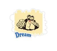 Cina Red Educational Promotional Textile Adesivi Citazione Sogno Decalcomanie in Vinile