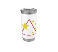 Cina Stelle in Triangolo Bicchiere termico in acciaio inox doppia parete