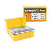 Cina top argento 14 calibro 32mm lunghezza chiodi concreti concreti T-Nails per chiodi in calcestruzzo gambo liscio 800 pz/scatola
