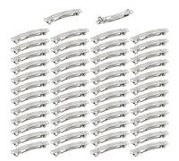 Cinaci Confezione da 50 fermagli per capelli da 5,1 cm, 7,6 cm, 10 cm, in metallo argentato, per fai da te, accessori per capelli per donne e ragazze (7,6 cm)