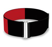 Cinch Waist Belt - Harley Quinn Diamond Split Red/Black Black/Red -... ACC NUOVO