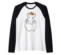 Cincillà Indossando Corona Maglia con Maniche Raglan