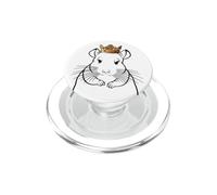 Cincillà Indossando Corona PopSockets PopGrip per MagSafe