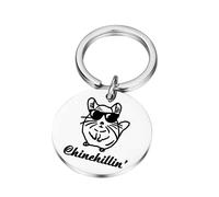 Cincillà, regalo per gli amanti della cincillà, idea regalo per la mamma, regalo di compleanno, cincillà, papà, per gli amanti degli animali domestici, regalo veterinario, portachiavi per amici, 12
