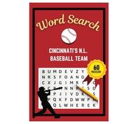Cincinnati Baseball Word Search Puzzle Book: Word Searches with easy to read print | 6x9 inches | 60 Puzzles, 720 Words, 90 Pages | Gift for Baseball Fans, Vacations, Road Trips, Holidays, & Free Time