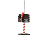 Cincinnati Bengals Albero di Natale Vacanza Ornamento Cassetta Postale Lettere A