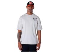 CINCINNATI BENGALS New Era NFL - Maglietta Oversize, Colore: Beige Chiaro