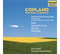 Aaron Copland Fanfare for the Common Man, Rodeo, Appalachian Spring (CD) Album