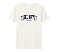 Cinco Bayou Florida Vintage Maglietta Premium