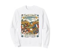 Cinco de Mayo Battaglia di Puebla 1862 Messico Storia Felpa