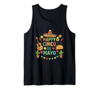 Cinco De Mayo Camicia Cinco De Mayo Lets Fiesta Canotta