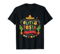 Cinco De Mayo - Chitarra messicana a forma di cactus, per uomini, donne, ragazzi, ragazze Maglietta
