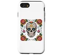 Cinco de Mayo Giorno dei Morti Dia De Los Muertos Sugar Skull Custodia per iPhone SE (2020) / 7/8