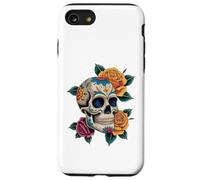 Cinco de Mayo Giorno dei Morti Dia De Los Muertos Sugar Skull Custodia per iPhone SE (2020) / 7/8