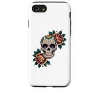 Cinco de Mayo Giorno dei Morti Dia De Los Muertos Sugar Skull Custodia per iPhone SE (2020) / 7/8