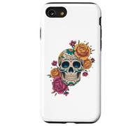 Cinco de Mayo Giorno dei Morti Dia De Los Muertos Sugar Skull Custodia per iPhone SE (2020) / 7/8