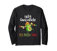 Cinco de Mayo - Holy Guacamole Its Mexican Fiesta Time Maglia a Manica