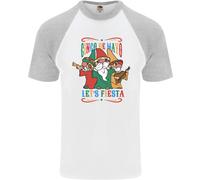 Cinco De Mayo Lets Fiesta Divertenti Gnomi Uomo S/S Maglietta Baseball
